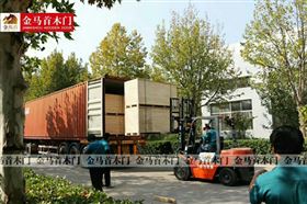 木门生产厂家金马首谷仓门进入北美市场